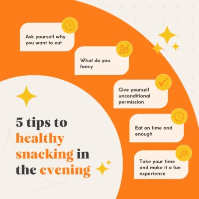 Healthy snacking in the evening: 5 useful tips